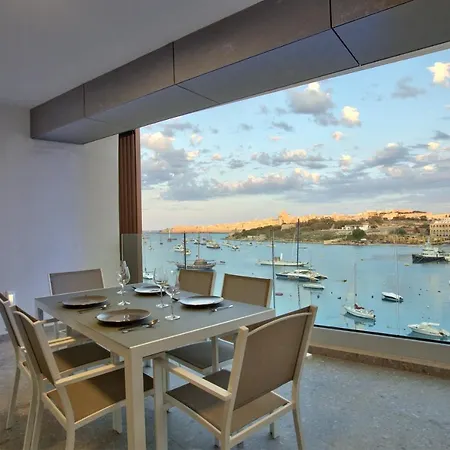 公寓 Sea Front Spacious Valletta Views 斯利马