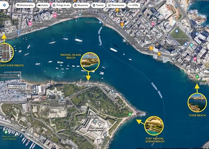 Sea Front Spacious Valletta Views 斯利马